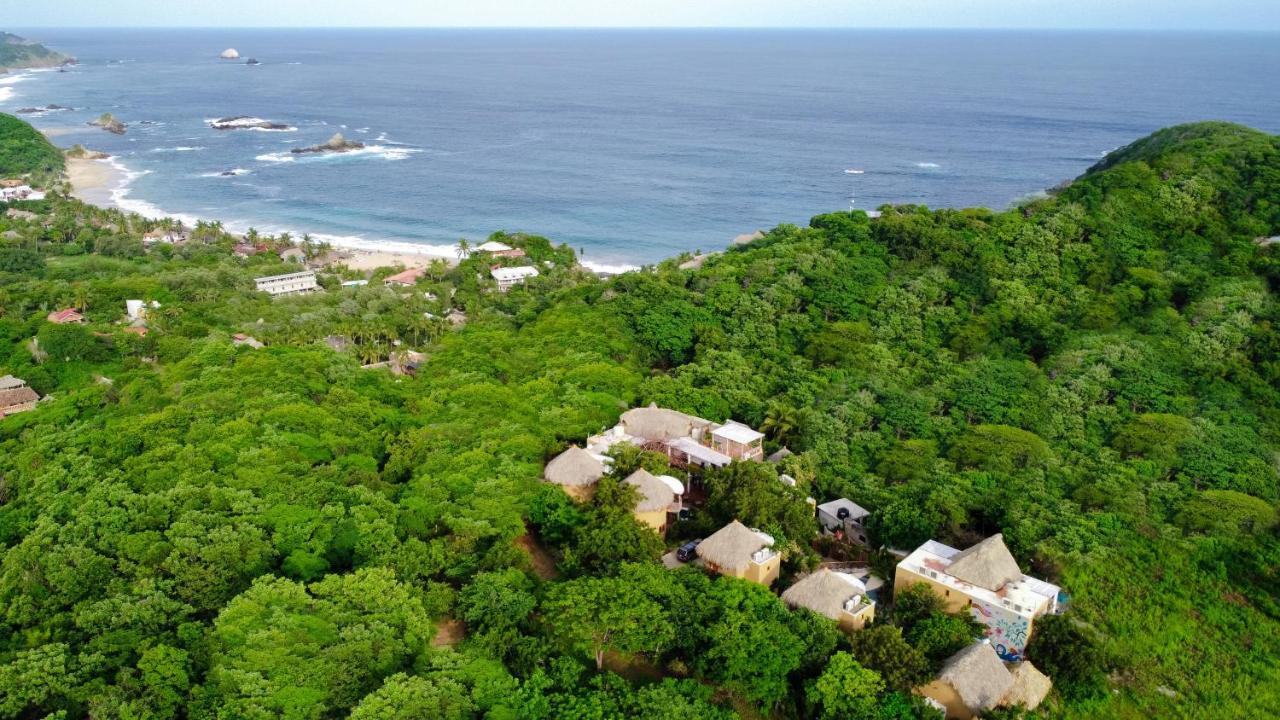 Carpe Diem Casitas & Villas Mazunte Exterior foto
